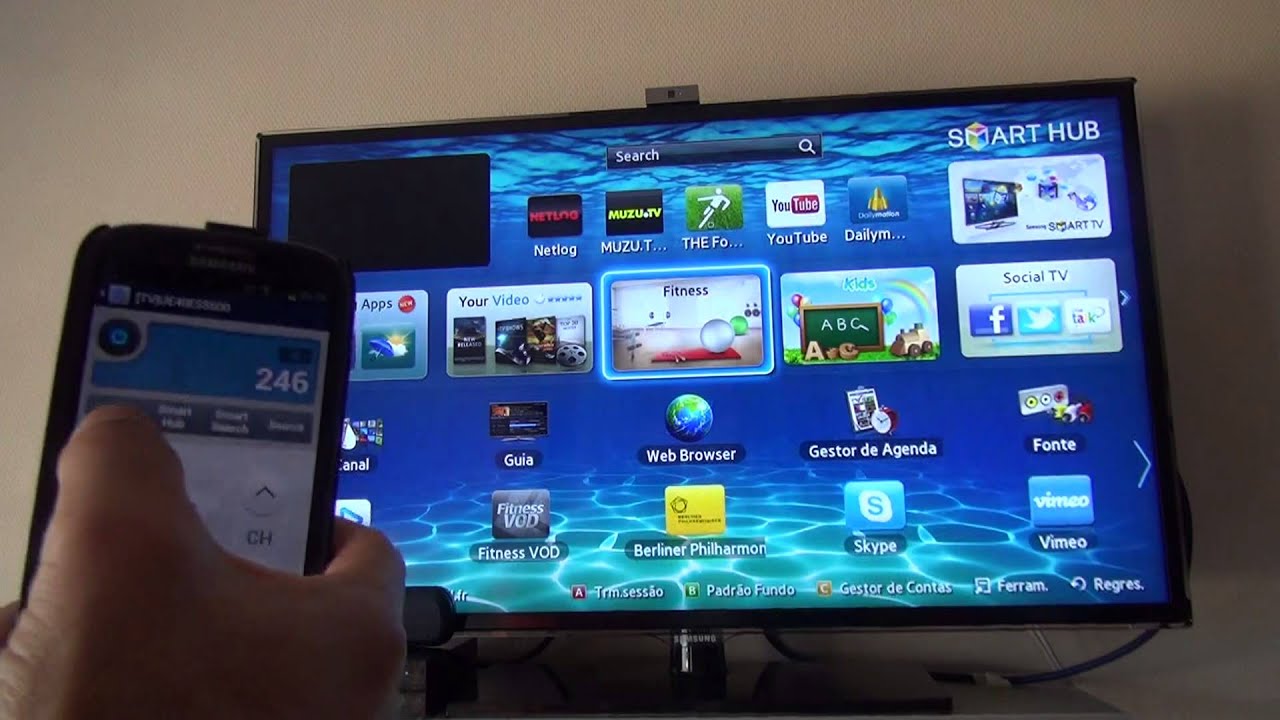 conectar iphone a tv samsung smart