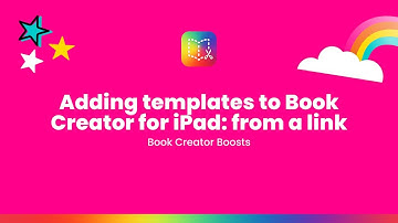 Adding a Book Creator Template to iPad from a link