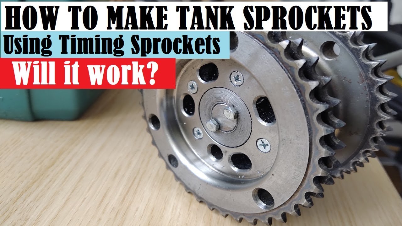 How to make Sprockets for Rc Homemade Tank EP.7 - YouTube