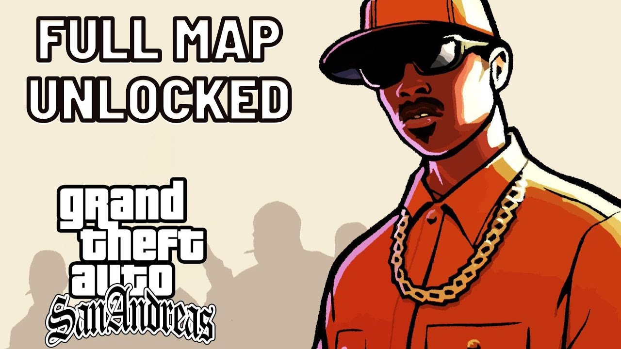 How to unlock full map in GTA San Andreas 😎🤑 YouTube