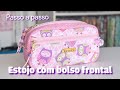 ESTOJO COM BOLSO FRONTAL - Passo a Passo | Ateleir LoveYu