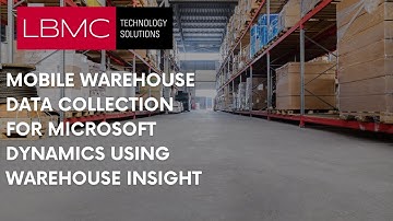 Mobile Warehouse Data Collection for Microsoft Dynamics using Warehouse Insight