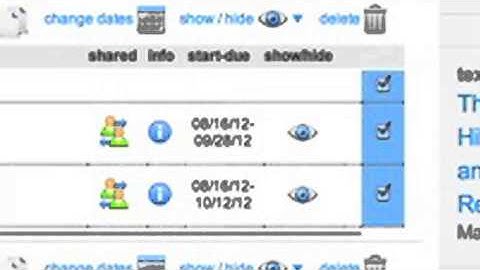 How to use Outcomes Based Assessment in multiple sections