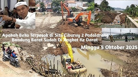 Apakah Beko Yang Terperosok Di Situ Ciburuy 2 Padalarang KBB Sudah Diangkat Ke Darat#kdm#dsdajabar 