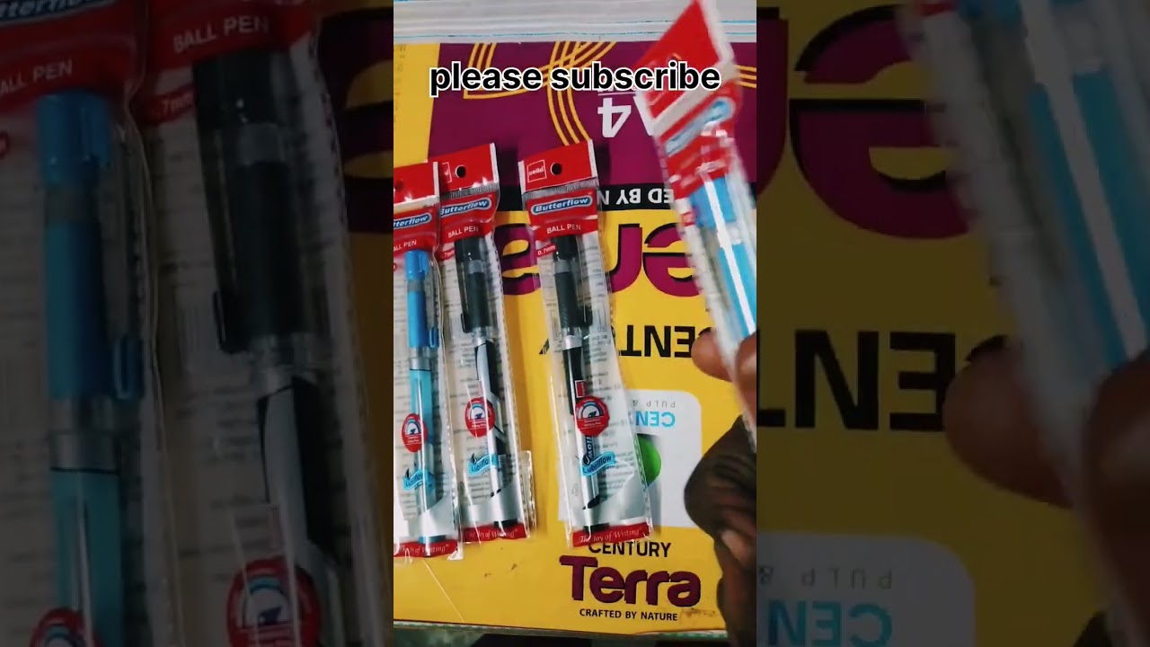 Butter flow pen 10 rupees only ball pen 