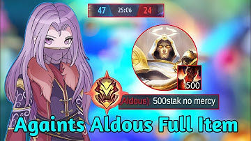 Luo Yi (God Mode) vs Aldous 500 Stack Who Wins? Luo Yi Top 1 Global 2021 Gameplay - Mobile Legends