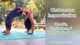 Wheel Pose (Chakrasana) || Practice || Benefits, Limitations, and Contraindications|| YogicSolace™️