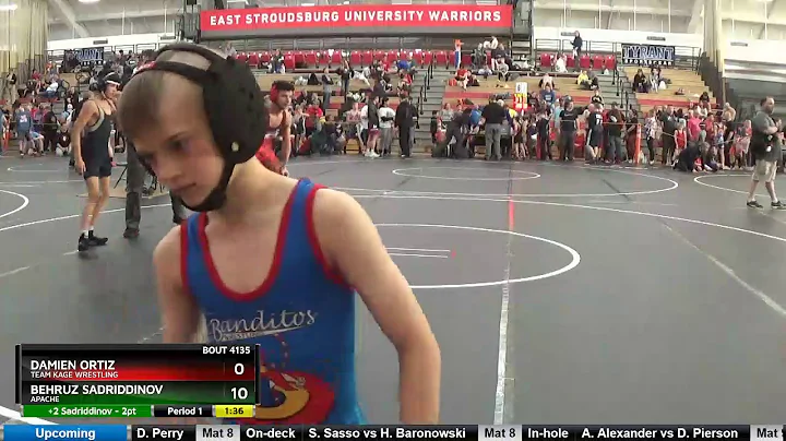 Novice 135 Damien Ortiz Team Kage Wrestling Vs Beh...