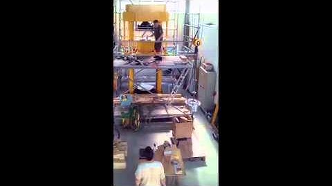 Assembly of the 10 MN Force Standard Machine (DAkkS calibration)