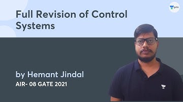 Full Revision of Control Systems | AIR- 08 GATE 2021 | Hemant Jindal