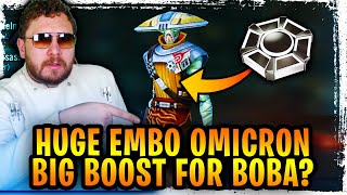 HUGE Embo Omicron Ability Upgrade! Big Boost for Boba Fett and the Bounty Hunters in SWGoH