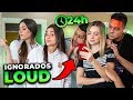 DEU TRETA!! ELAS IGNORARAM OS MENINOS POR 24 HORAS NA LOUD!!