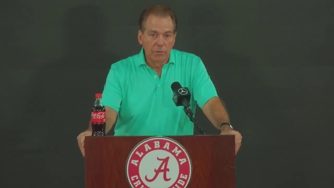 Watch Coach Saban's Monday Press Conference #RollTide | @AlabamaFTBL
