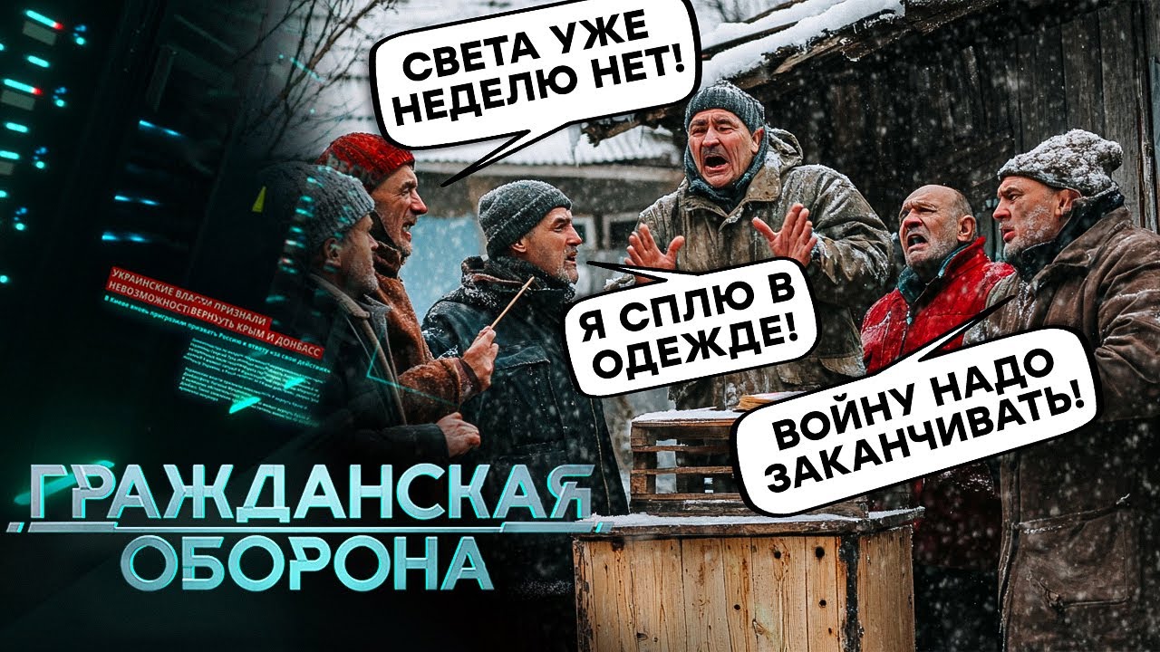 Громадянська оборона 2025: КОЛАПС в РФ! Росія без СВІТЛА та ТЕПЛА. НАРОД БУНТУЄ - повний випуск
