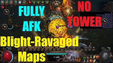 FULLY AFK Blight-Ravaged Maps (NO TOWERS) in Keepers League 【Path of Exile 3.27】  - 1345