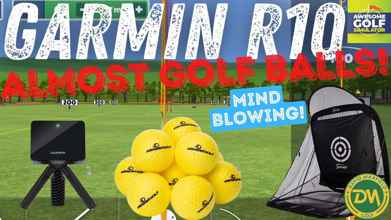 GARMIN R10: Testing The ALMOST GOLF BALL Full Swings - Mind Blowing  Results!!! - YouTube