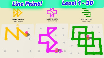 Line Paint! Level 1 - 30 By tastypill Gameplay Walkthrough | (IOS - Android)