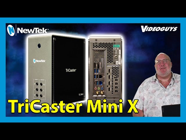 TriCaster Mini X - Professional Live Production for All - YouTube