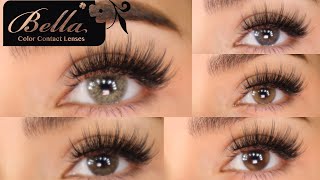 5 NEW COLORS from Bella Contact Lenses – Review of Moon, Saturn, Mars, Earth \u0026 Venus