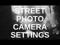 Camera settings for street photography leica m10r