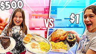 Best THANKSGIVING DINNER Wins!! **$1 vs $500** | JKREW