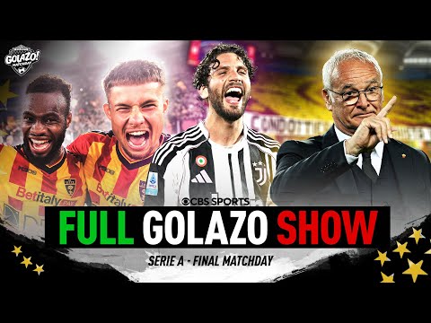 Relive the FINAL Serie A Matchday! 🏆 | Venezia vs. Juventus, Lazio vs. Lecce 🔥 | FULL Golazo Show