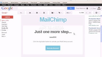Bangla Tutorial    Email Marketing   part 6    Registration process in mail chimp