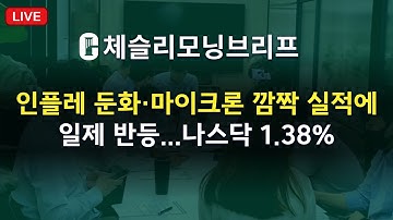 [체슬리모닝브리프] 인플레 둔화·마이크론 깜짝 실적에일제 반등…나스닥 1.38% [25/12/19]