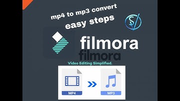 How to convert mp4 video to mp3 filmora wondershare | Sushant Creations|