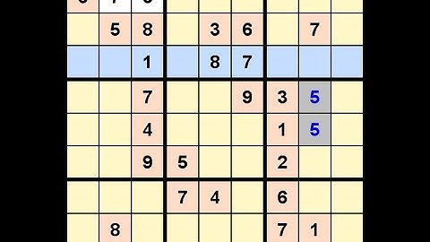 How to Solve Washington Times Sudoku Difficult November 14, 2020