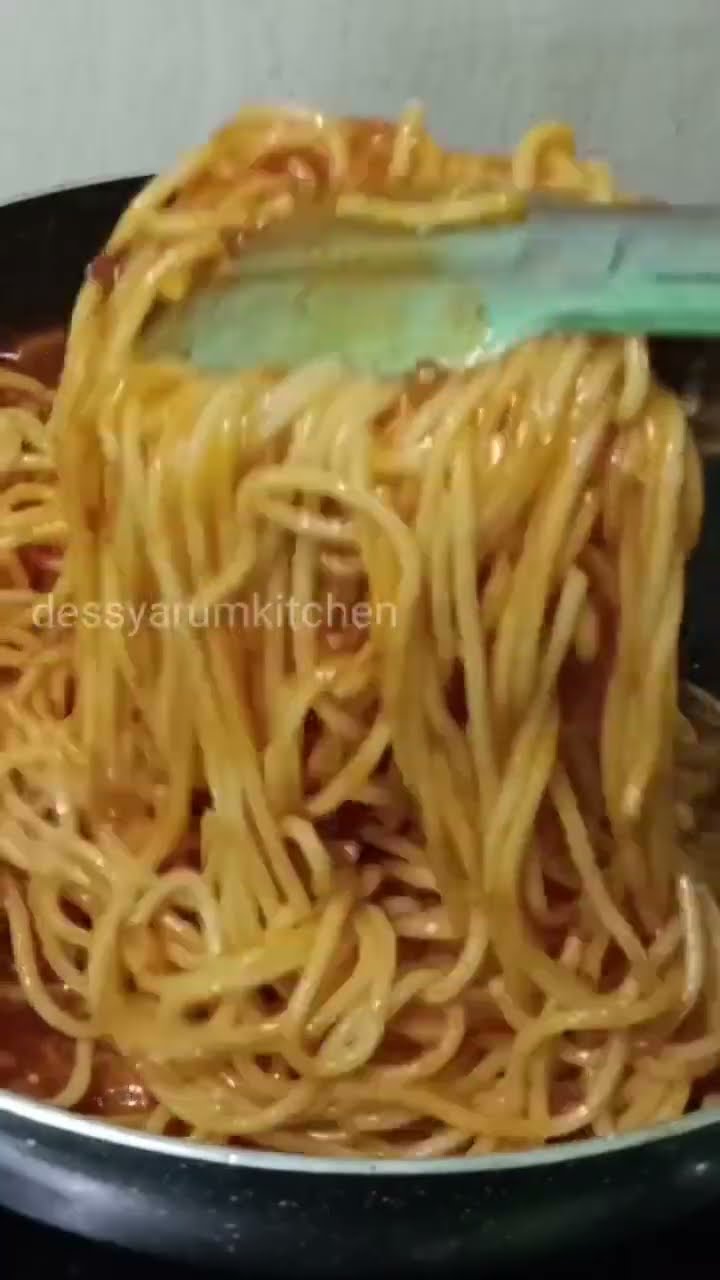 spagetti brulee simpel #spagetti - YouTube