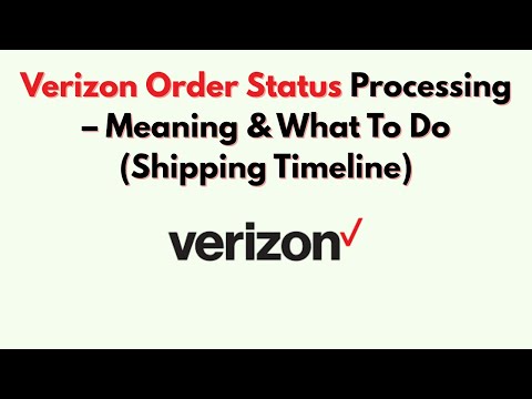 Check Order Status Verizon