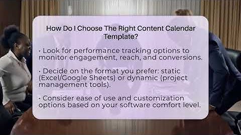 How Do I Choose The Right Content Calendar Template? - Everyday-Networking