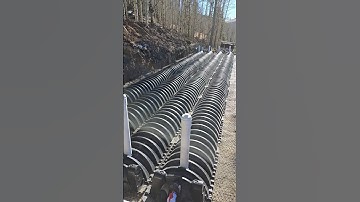 Engineered Septic System Before Backfill- Septic Installation by Peak DirtWorks #constructionvideos