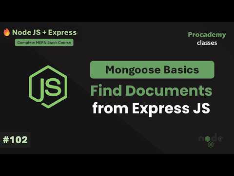 Mongoose find() Tutorial: Fetching All Documents & Response Enveloping | Part #102