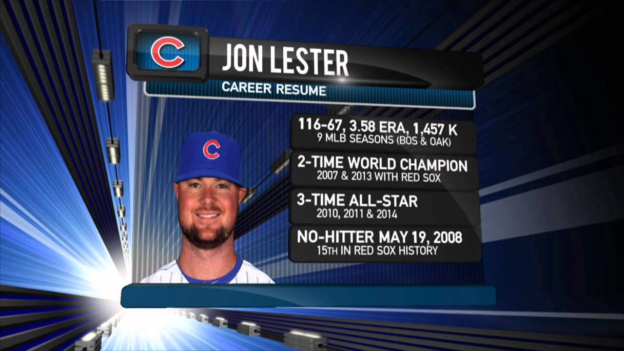 Jon Lester signs with the Chicago Cubs 