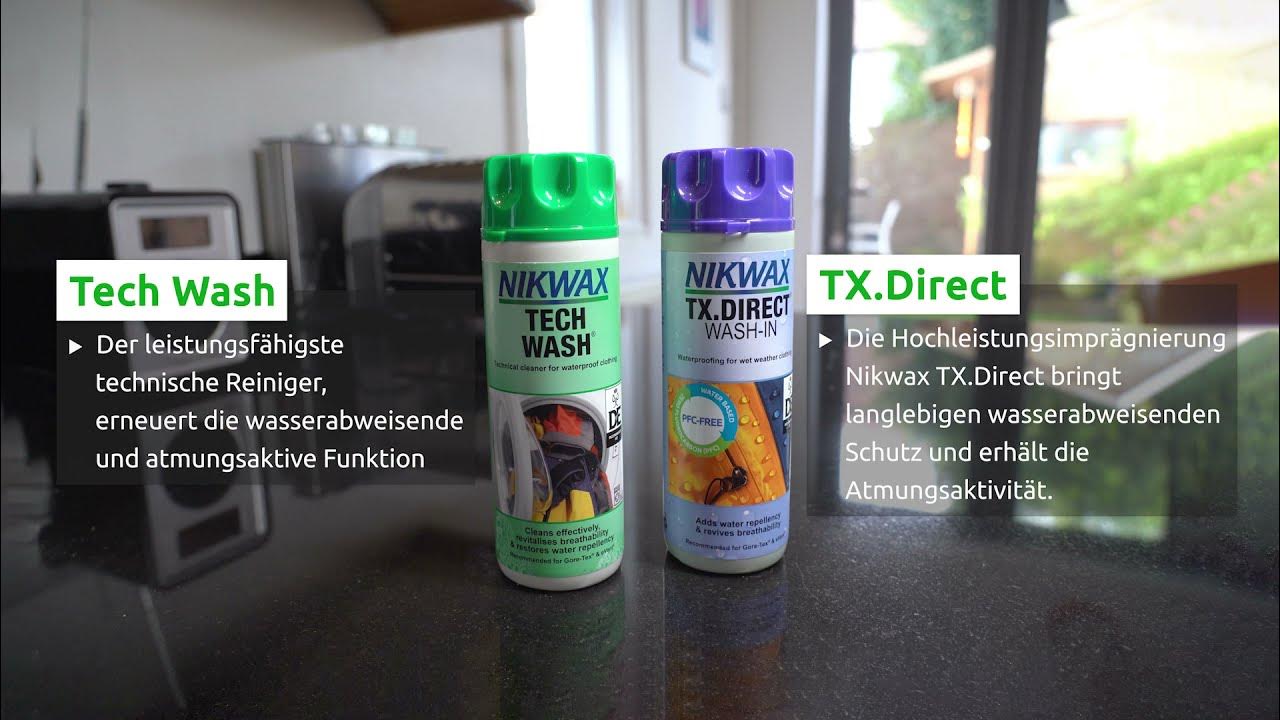 DE: Nikwax Tech Wash und Nikwax TX.Direct Wash-in 