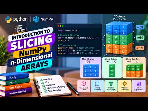 Introduction to Slicing NumPy n-Dimensional Arrays