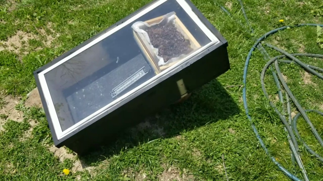 Beekeeping Solar Wax melter YouTube