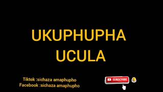 Ukuphupha Ucula Amaphupho Nezincazelo