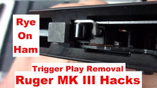 Ruger MK III Trigger Looseness Hack
