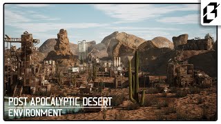Modular Post Apocalyptic Desert Environment / Unreal Engine 5 Showcase