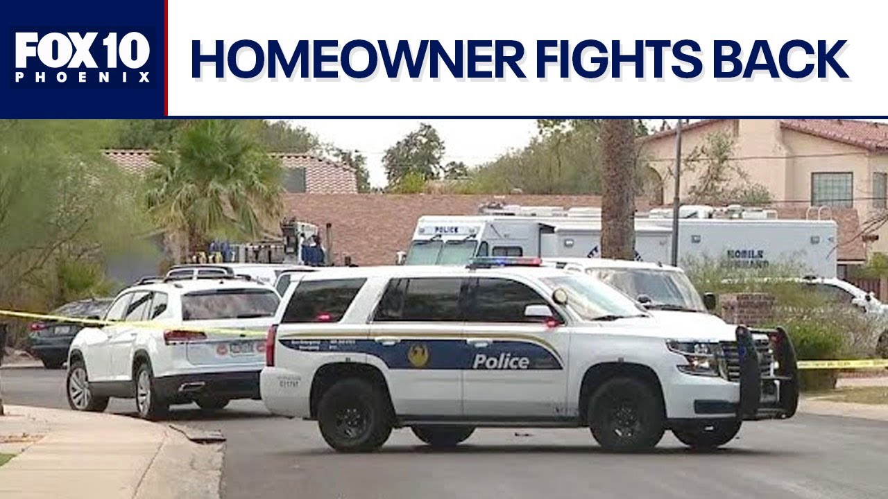Burglary suspect shot by Phoenix homeowner | FOX 10 Phoenix - YouTube