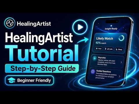 Healing Artist Tutorial