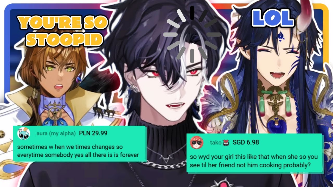 Lucien is drunk and he can't read so everyone trolls him even more