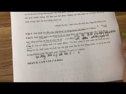 Video Chữa đề thi khảo sát năng lực ngữ văn 9 || Chỉ dành... - YouTube