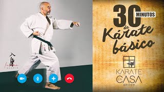 30 minutos de Karate básico. Karate en Casa