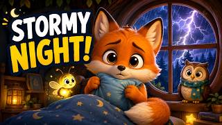 Milo and the Stormy Night ⛈️ | Calming Bedtime Story for Kids Guide