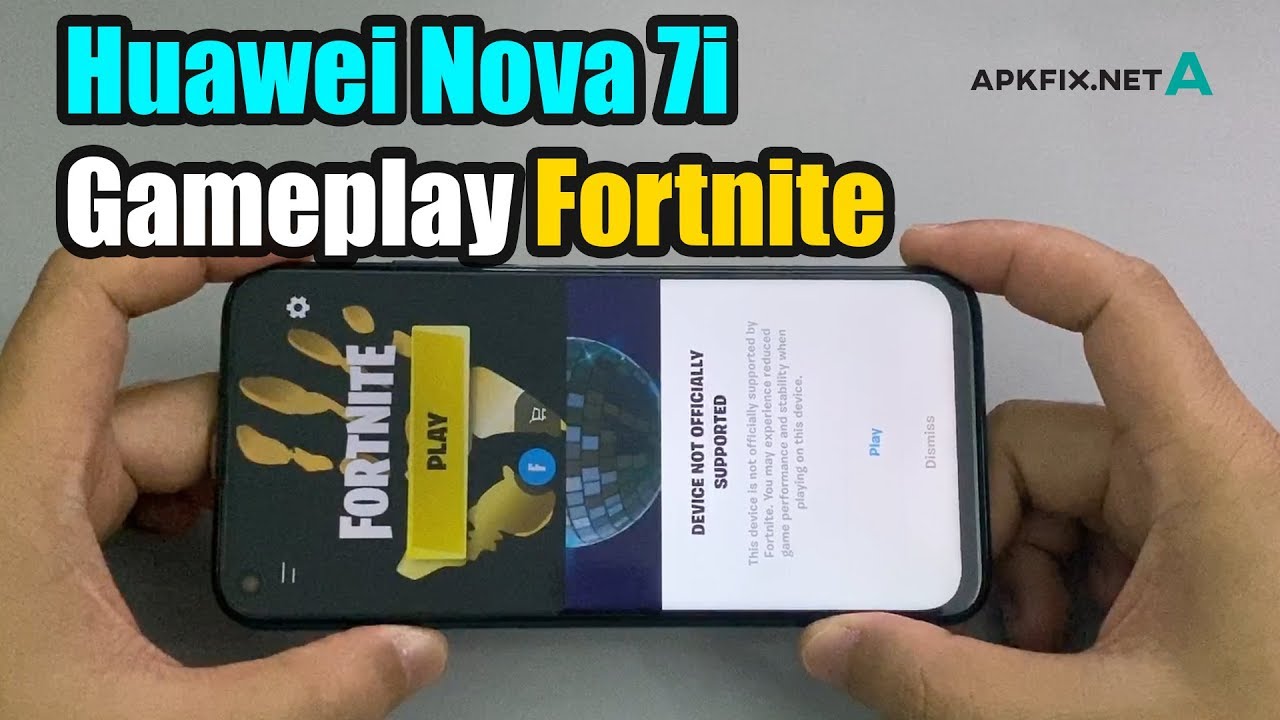 Huawei Nova 7i Gameplay Fortnite Chapter 2 Youtube