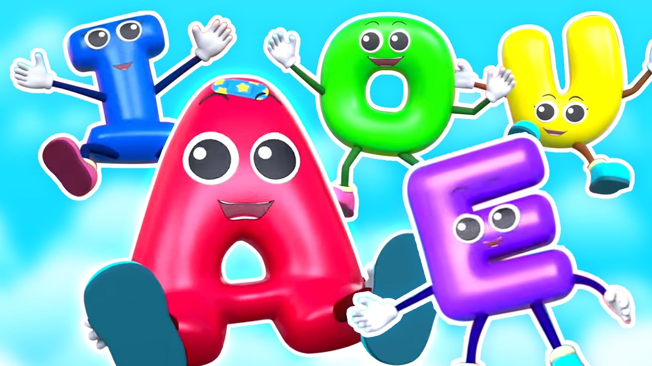 Five Little Alphabets Jumping on the Bed, Alphabet Rhyme and Sing Along ...